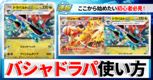 【ポケカ】バシャドラパのデッキレシピと回し方や採用候補カード＆戦い方を徹底解説！【バシャーモex/ドラパルトex】