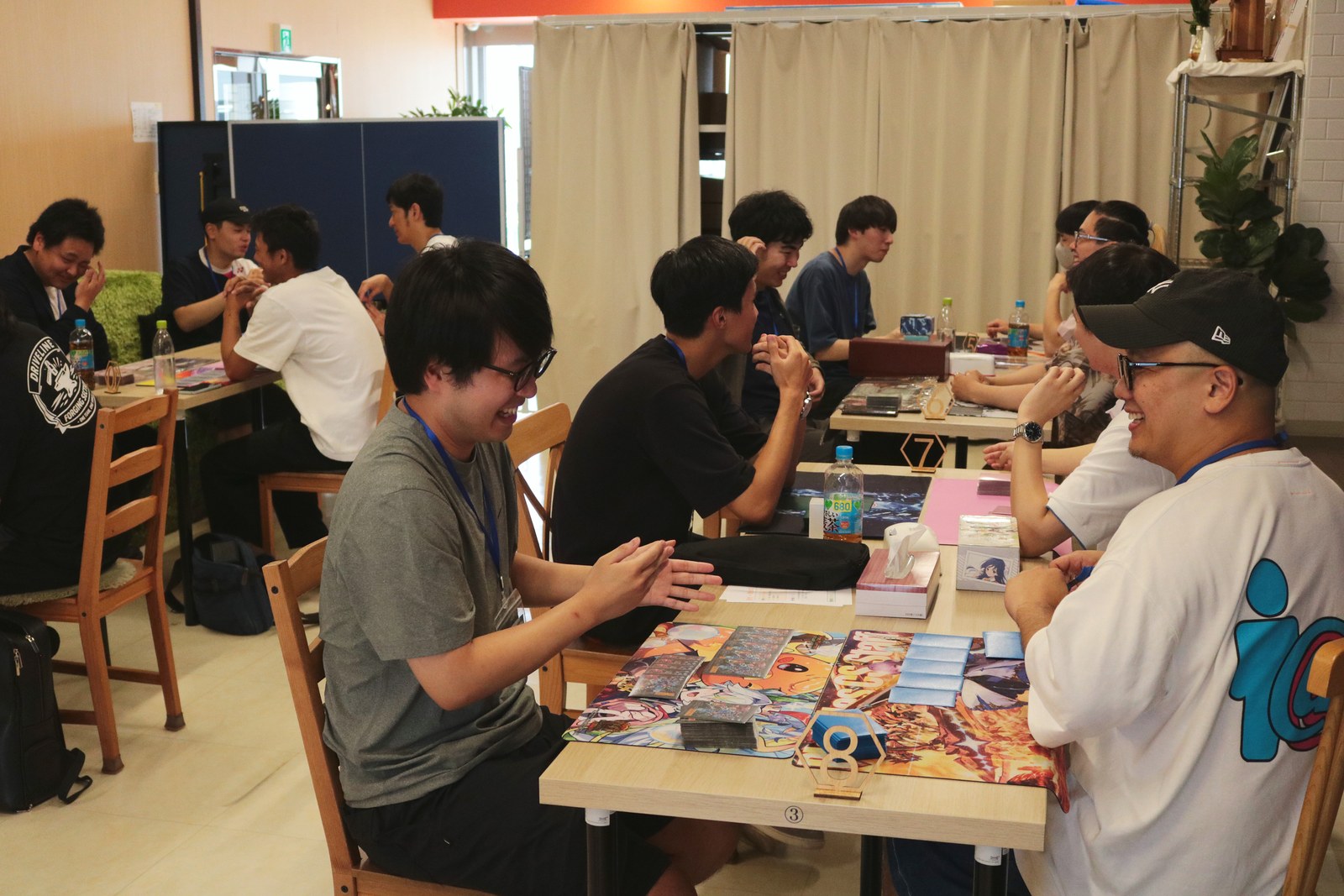 対戦後も続く会話