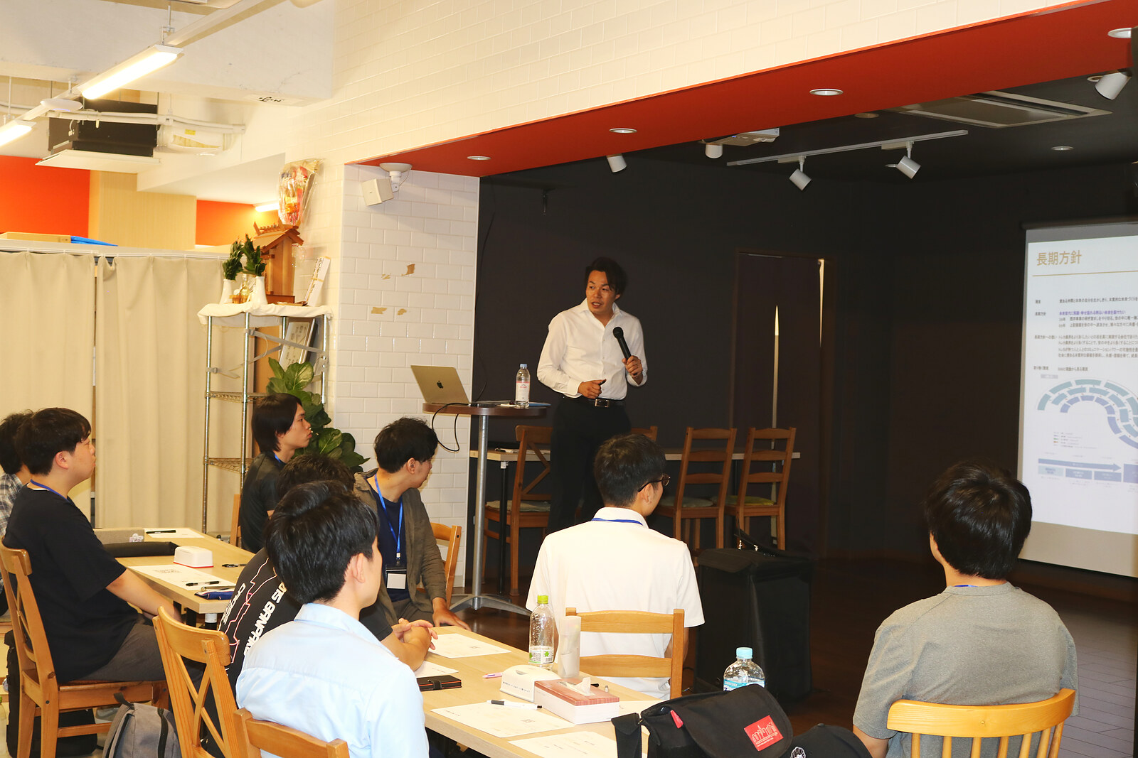 開会式で狙いを説明する代表・原田