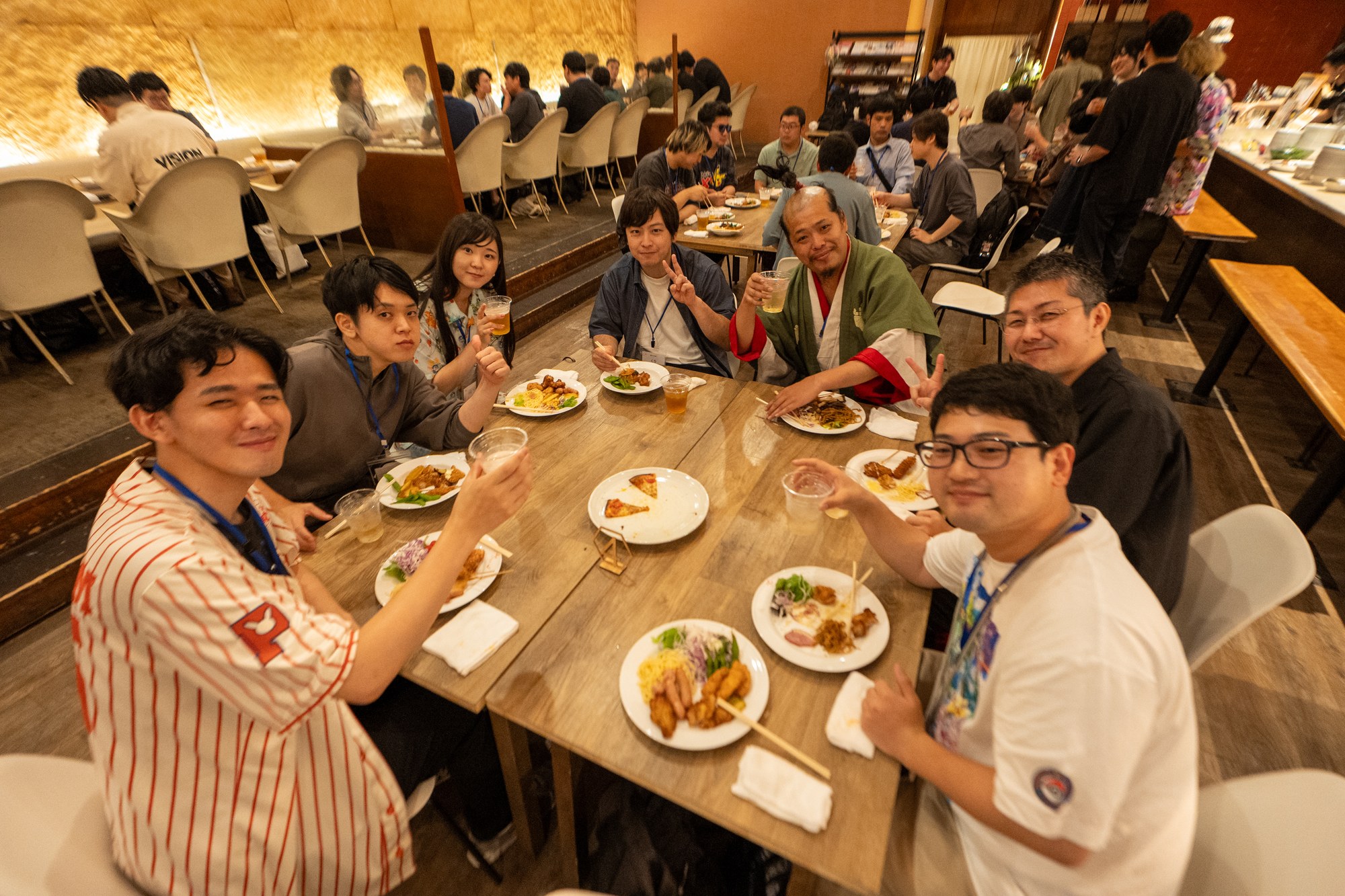 第1弾イベント 夕食会の様子
