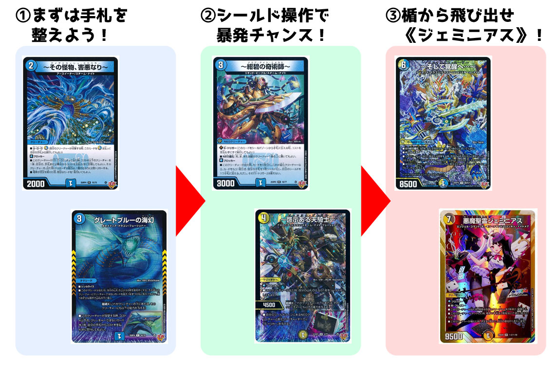 終淵】デュエマ新弾、全文明のデッキ組んでみた【LOVE&ABYSS