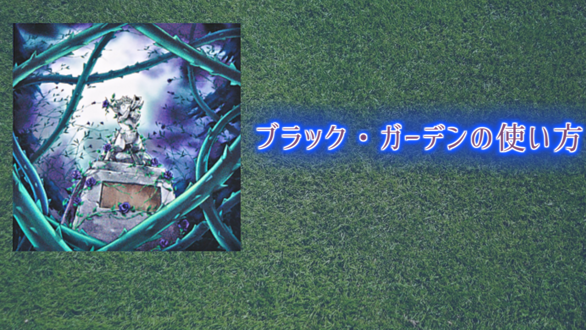 ブラック・ガーデンの使い方 | 遊戯王 - コラム | ガチまとめ